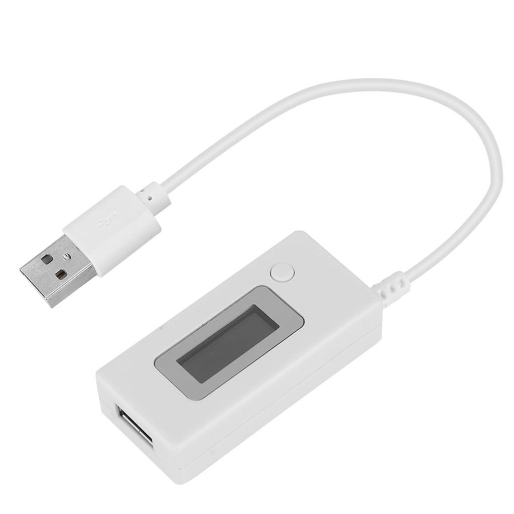 LCD Hintergrundbeleuchtung Digitalanzeige USB Amperemeter Voltmeter Ladekapazität Leistungstester