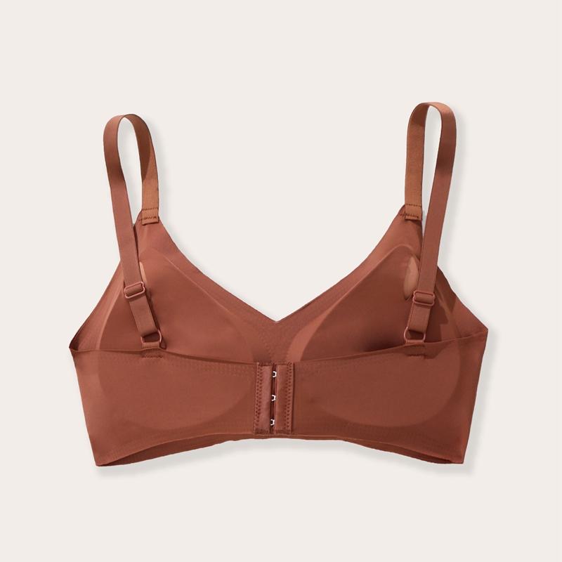 Frauen Einfarbig Nahtlose schlaf T-Shirt Bh Dünne Bralette Drahtlose Bhs für Mädchen SML Xl