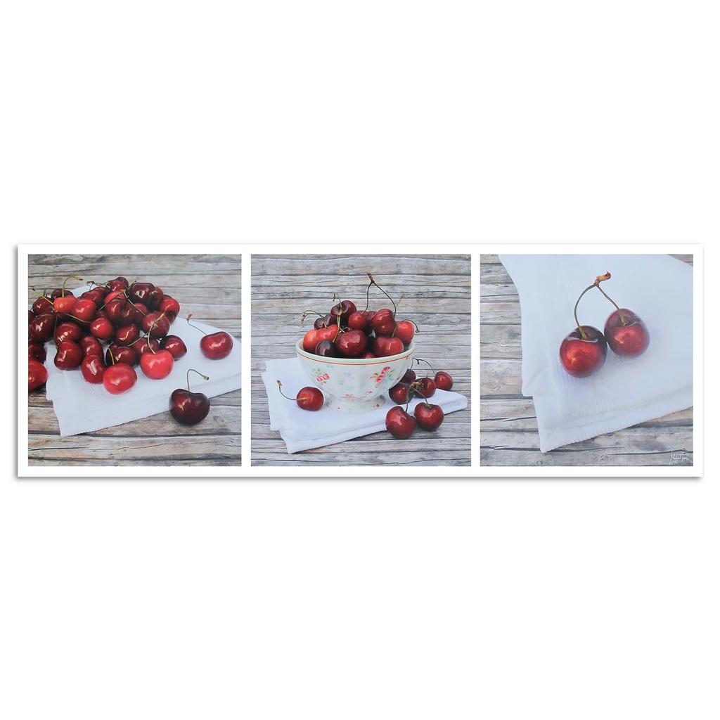 Canvas Print Cherries Fruits