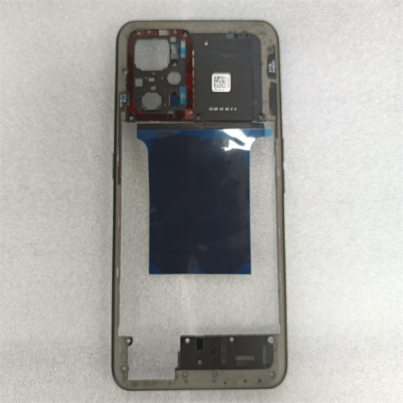 Per Realme GT Neo 2 Neo2 RMX3370 Cassa Completa Telaio Centrale + Vetro Copertura Posteriore Batteria Parti di Ricambio Posteriori