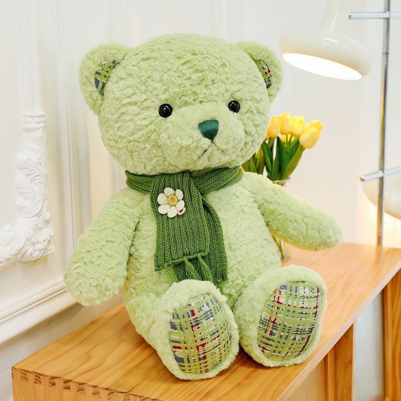 

Scarf Teddy Bear Doll Bear Doll Plush Toys Children Sleeping Pillow To Give Birthday Gifts To Boys and Girls 45 cm (0.38kg)
