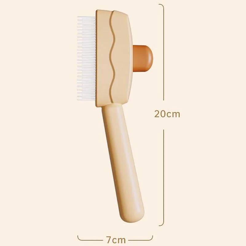 Dog Comb Pet Hair Remover One Button Dogs Brush Self-cleaning Cat Brush Massage Combs for Dog Grooming Brushes for Pet Products
