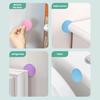 1 juego de amortiguadores de pared anticolisión para manija de puerta de refrigerador, tope de puerta con diseño de golf, protectores de parachoques de puerta para el hogar