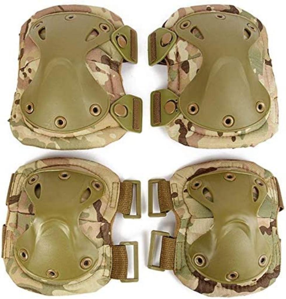 Buy Military Tactical Knee and Elbow Pads Set 4 in 1 Impact Resistant