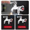 Dual-Control Anti-Freeze Splash-Proof Faucet - Multi-Functional, High-Temperature Resistant, Single Cold, One Inlet, Two Outlets.