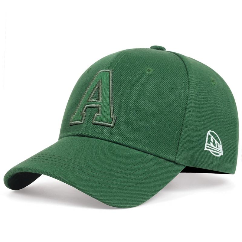 Baseballpet Nieuwe Mannen Zomer Zonwerende Hoed Mannenhoed Casual Mode Pet Vrouwen Lente en Herfst Vizierhoed 54-61CM groen