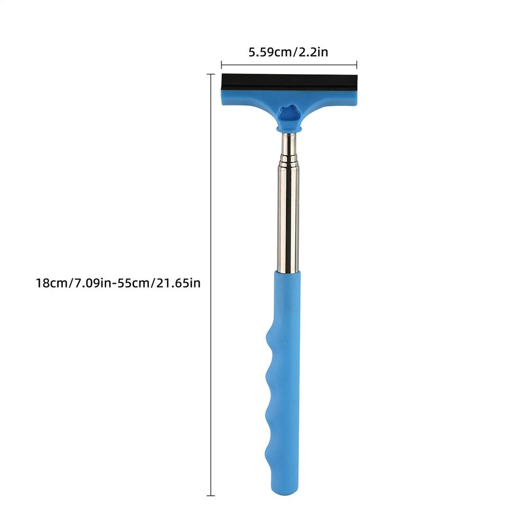 Window Squeegee For Car Telescopic Glass Squeegee Cleaner Portable Mirror Wipers For Truck Vehicle SUV Sedan Outdoor Daily