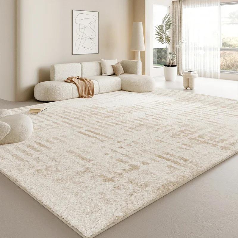 Light Luxury Living Room Decoration Carpet Large Area Rugs for Bedroom Fluffy Plush Bedside Floor Mat Thick Anti-slip Lounge Rug