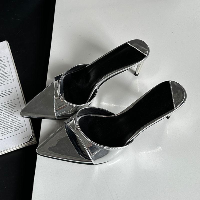 Fashion Female Slip On Footwear Sexy Ladies High Heels Pumps Shoes Summer Spring Fashion Pointed Toe Women Thin Heels Shoes