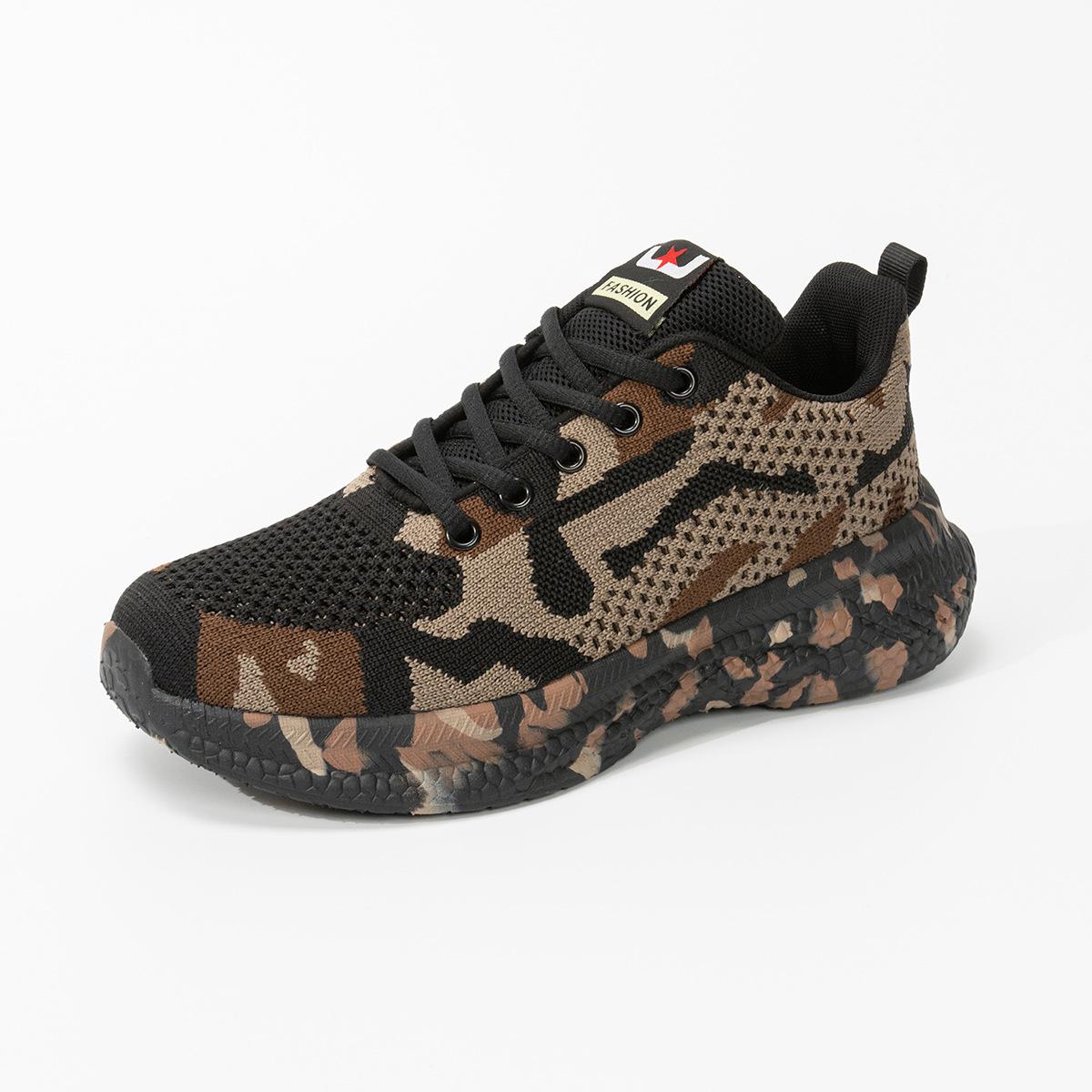 

Casual fly-woven mesh breathable shoes student army training shoes liberation shoes low-heeled labor insurance shoes trendy shoes 44