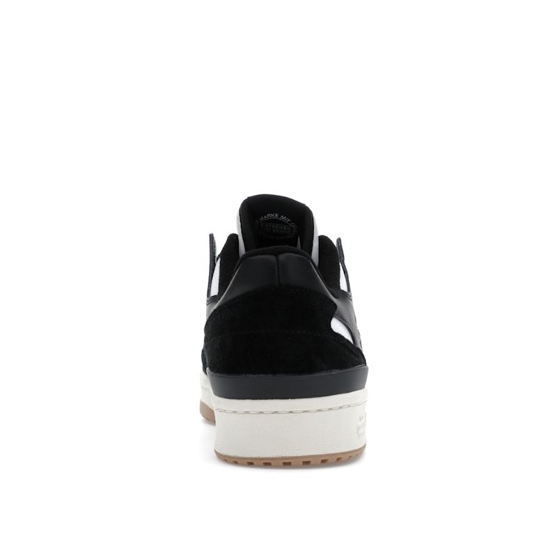 Adidas Forum Low Black White Gum Unisex Sneakers Core-Black Cloud-White Cream-White ID6857