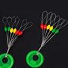 100 Pcs Silicone Fishing Oval/Cylinder Float Stop Stoppers Fishing Float Fishing Bobber Fishing Tackle Accessories