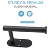 2 Pcs Black Wall Mounted Curtain Holdback Hooks Household Window Curtain Side Pull Back Fixed Holders Home Decor Accessories