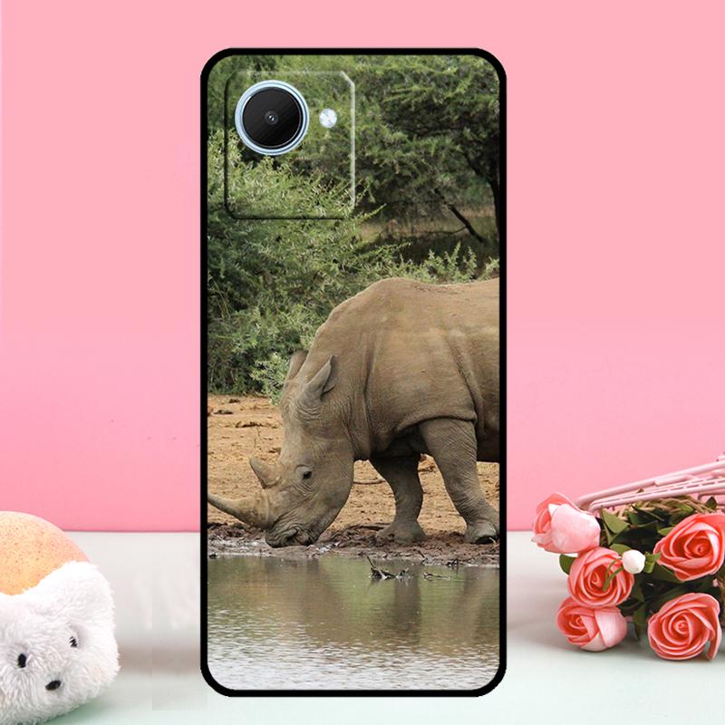 Animal Rhino For Realme C55 C71 C53 C67 C75 C61 C33 C63 C51 C65 10 11 12 13 14 15 Pro Plus GT7 Pro Case
