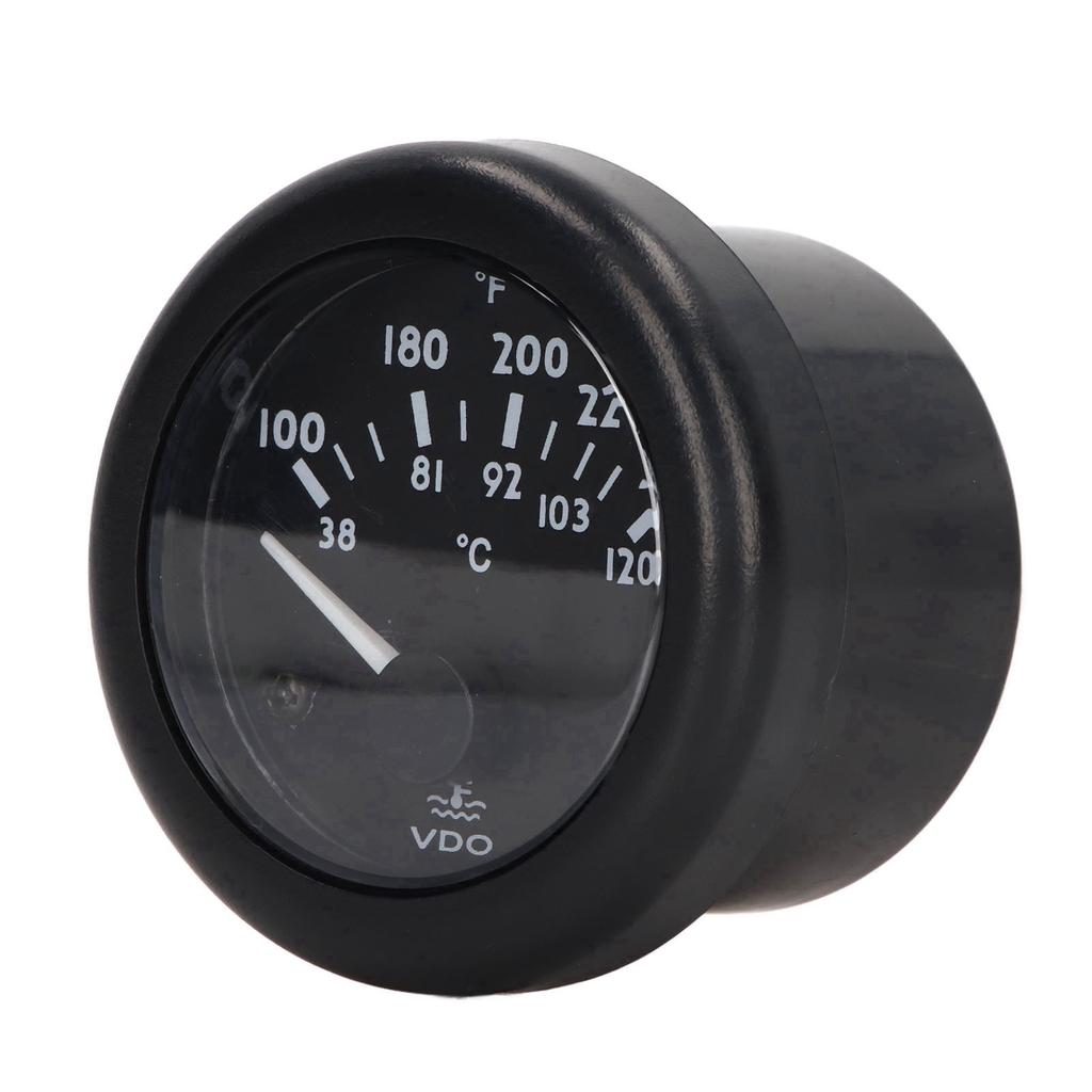 Generator Water Temperature Gauge Pointer Type 52mm Electromagnetic Water Temperature Meter 12V