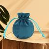 Christmas Jewelry Organizer with Drawstring Feature - Velvet Bag for Pendants And Bracelets