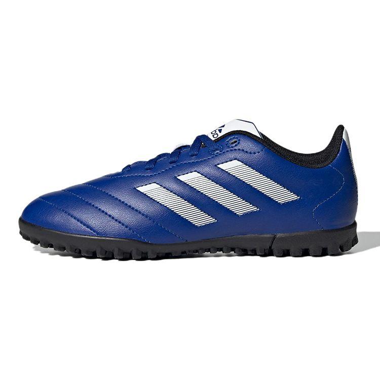 Adidas VIII TF J Synthetic Leather Comfortable Lightweight Non-Slip Durable Low-Top Soccer Shoes Kids Soccer Shoes Blue GW6161