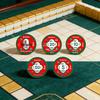 Miaoji 100-Pack Round ABS Poker & Mahjong Game Tokens