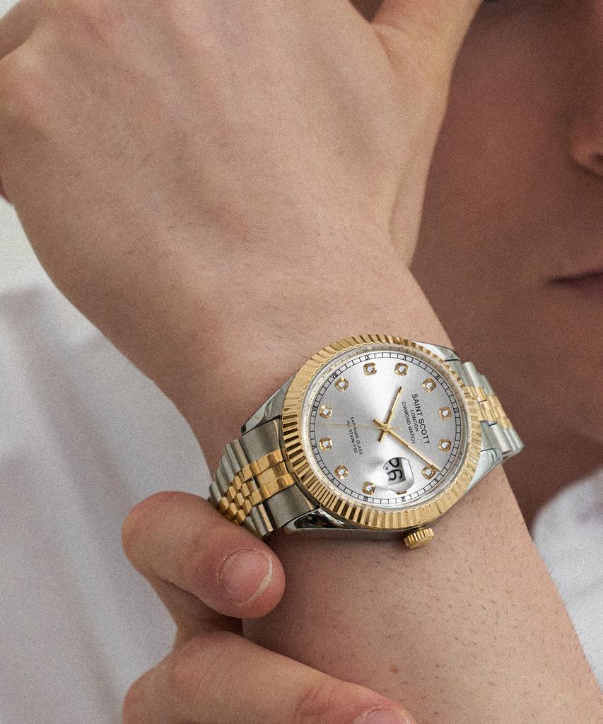 Seinteuseukoteuleondeon Tempus Diamant Partneruhr - Gold / St5601Mf-Gss