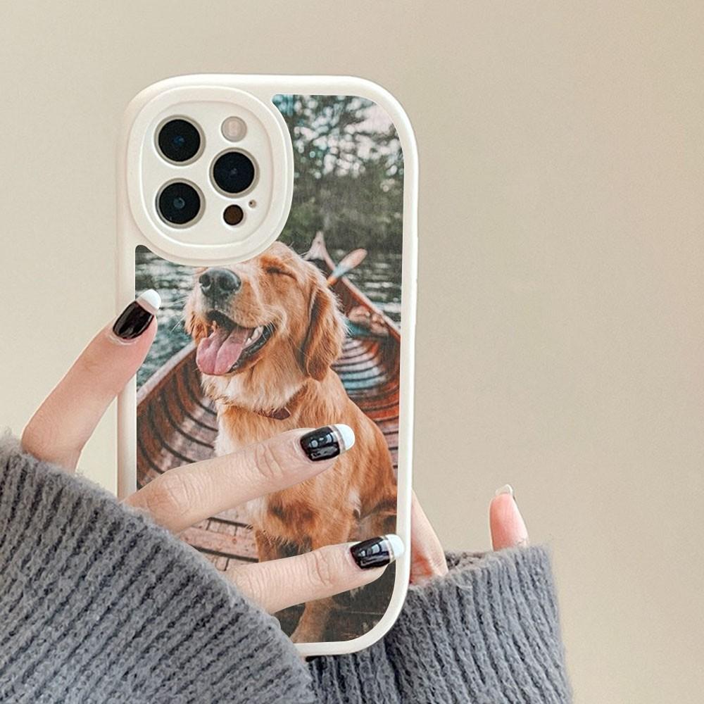 Schattige Labrador Hond Telefoonhoesje Hard Leer Voor iPhone 14 13 12 Mini 11 14 Pro Max Xs X Xr 7 8 Plus Fundas