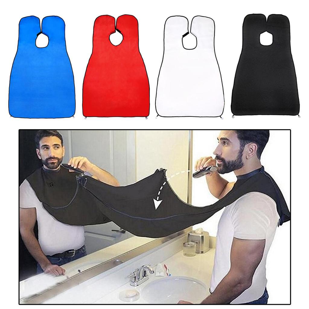 Beard Apron - for Men Shaving & Trimming, Non- Grooming Cloth, Not Waterproof, with 2 Suction