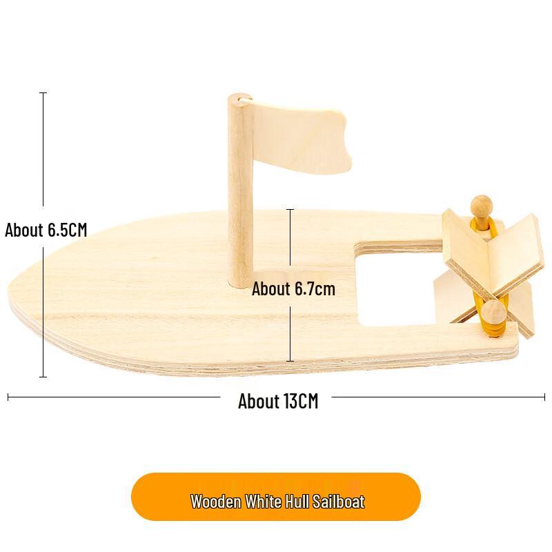 DIY Wooden Sailboat Model Kit