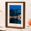 Solid Wood Double-Sided Frame with Acrylic Front Suitable for Photo and Calligraphy Display in Home and Workspaces