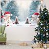 2D Christmas Snowman Backdrop Winter Wonderland Studio Photography Background