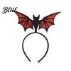 Versatile Festival Hair Ornament Halloween Bat Headband Felt Glitter Hairband Cosplay Props for Costume Masquerade Party Prop Garden Tour Supplies
