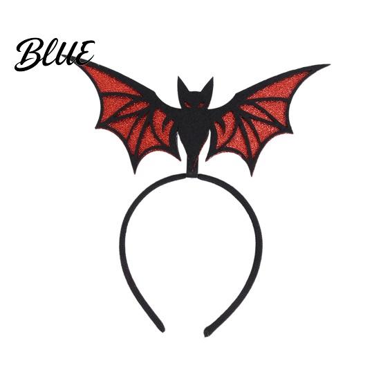 Versatile Festival Hair Ornament Halloween Bat Headband Felt Glitter Hairband Cosplay Props for Costume Masquerade Party Prop Garden Tour Supplies