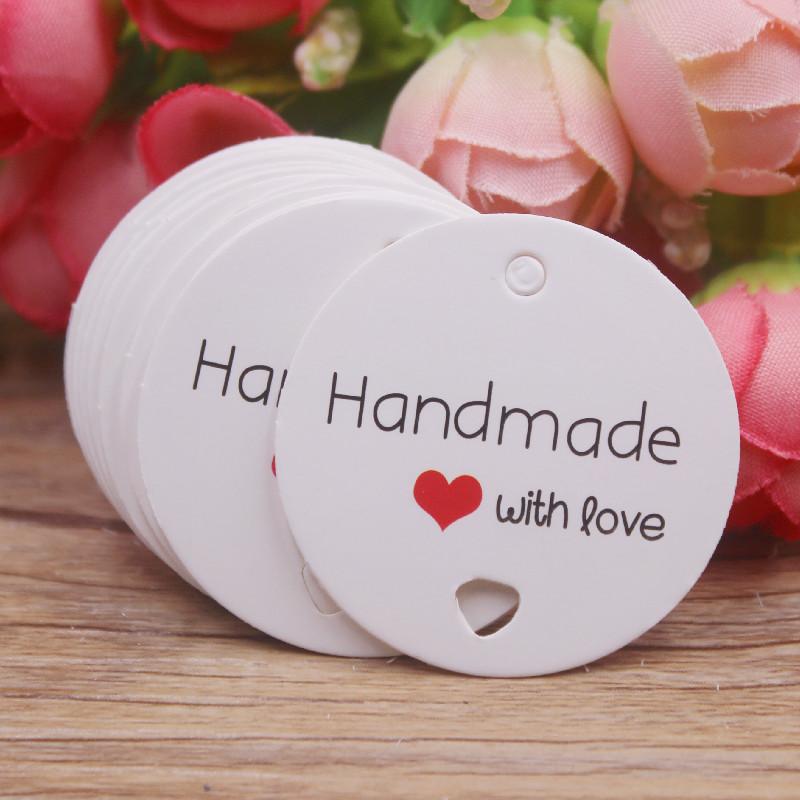 100pcs Kraft Brown /white Gift Tags with 20m Rope Thank You Paper tags for Wedding baby Shower Christmas Label Party Decoration