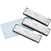 Deluxe Harmonica Pack of 3 with Case of 3 Fender/Blues [Set Harmonicas]