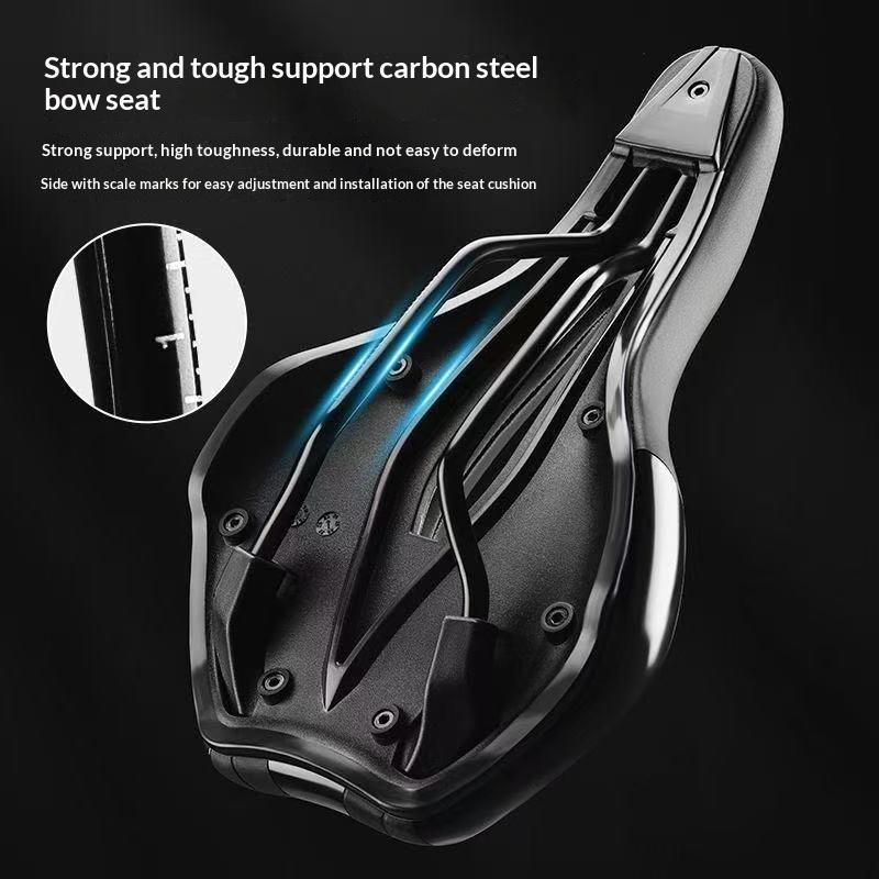 Universal Bicycle Seat For Mountain Bikes Comfortable Soft Shock Absorbing Breathable Cycling Outdoor Riding Accessories 1Pc