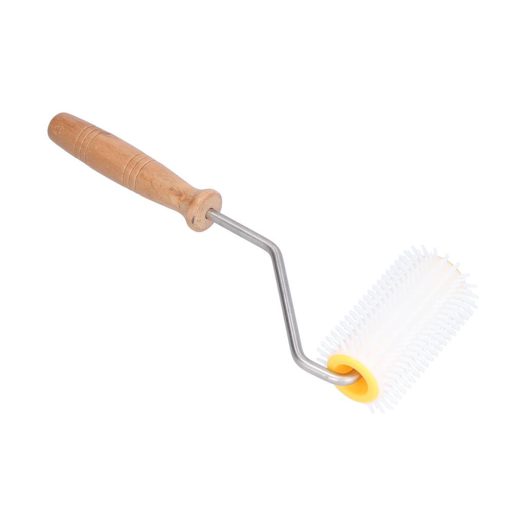 Kunststoff Honig Entdeckelungswalze mit Holzgriff Bienenstock Extraktionswalze Imkereiwerkzeug