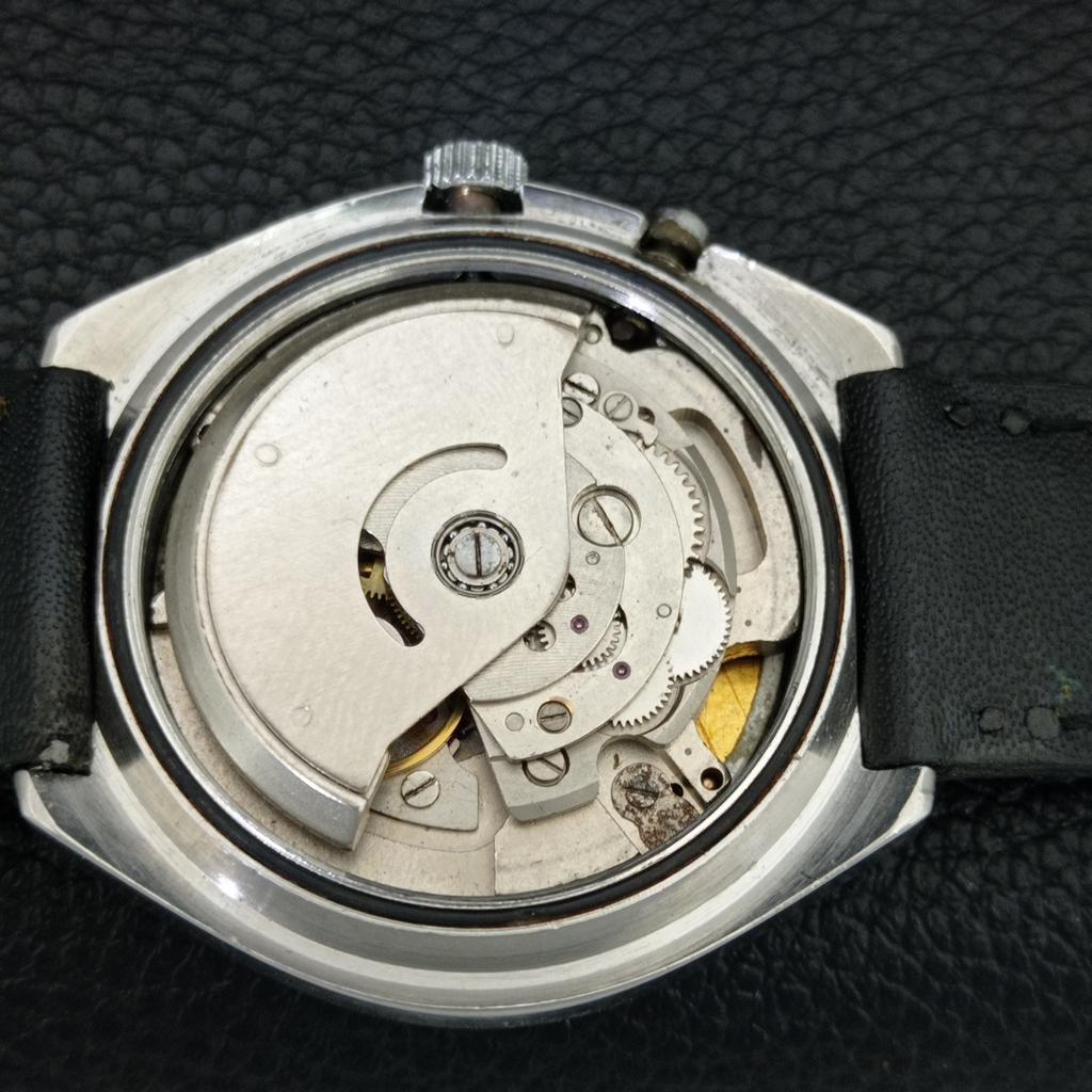 AUTOMATIC VINTAGE RICOH R31 JAPAN MENS BLACK COLOR DIAL WATCH A707651-1