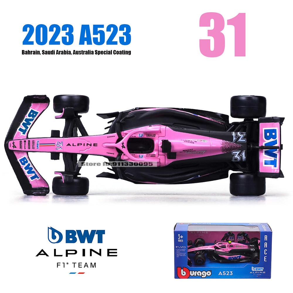 APTJ4 Bburago 1:43 F1 Red Bull Ferrari Mercedes Benz Aston Martin McLaren Alfa Romeo Legierung Luxusauto Druckguss-Automodell Spielzeugserie