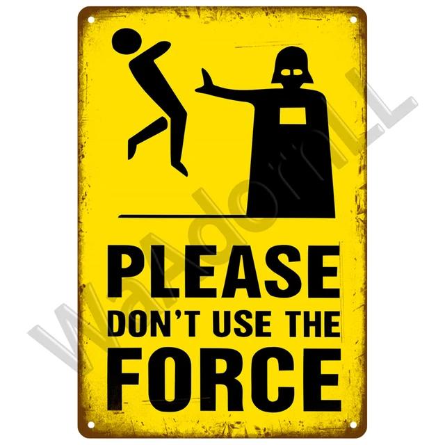 Vintage Retro Warning Tin Signs  Metal Caution Sign for Cafe Club Man Cave Pub Home Bars Coffee Shop  Wall Decor Art for Home