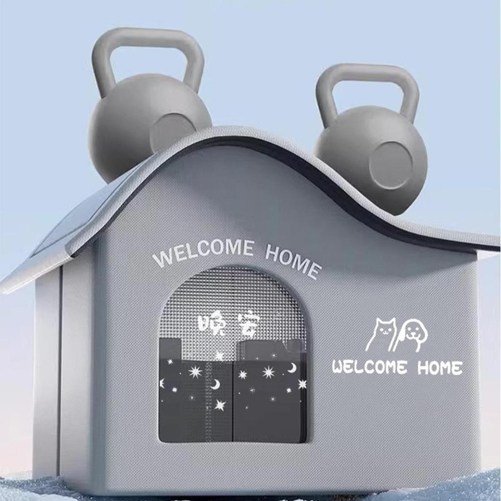 Cooling Cat House For Outdoor Foldable Cooling Cat House With Ice Pack Pet Cool Shelter Easy Cleaning Hot Days Supplies For Lawn