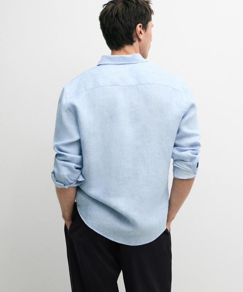 Masimodutti 100% Linen Regular Fit Shirt