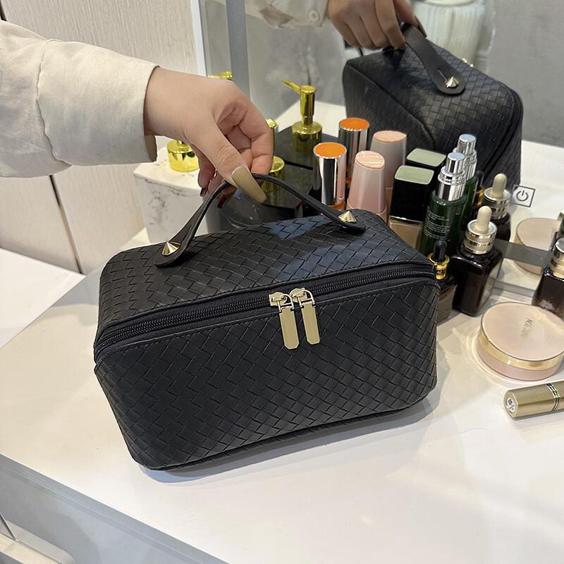 OEING Portable Large Capacity Accordion Cosmetic Bag