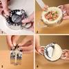 1pc Stainless Steel Dumpling Maker, Dumpling Skin Cutter, Kitchen Handmade Dumpling Wrapping Tool, For Making Dumplings And Pastries