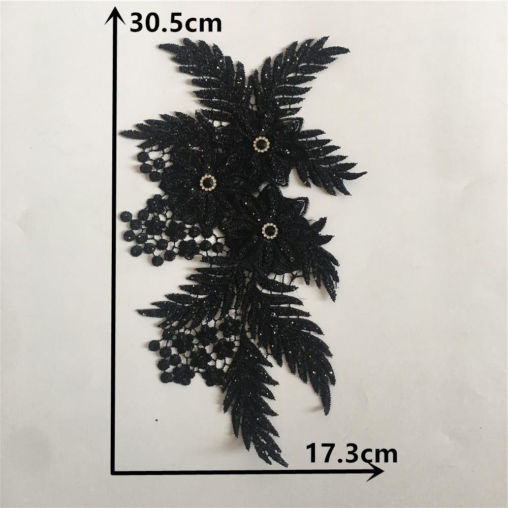 Computer Embroidery Gold Thread Lace Collar Sequined Rhinestone Diy Lace Lace Clothing Accessories