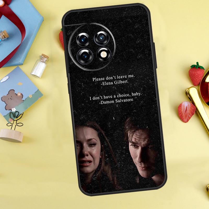 Vampire Diaries Damon Salvatore Fodral För OnePlus 13R 12R 13T 15 13 12 11 10 9 10R 10T 8T Nord 5 CE 4 2 3 Lite N20 N30 Skydd