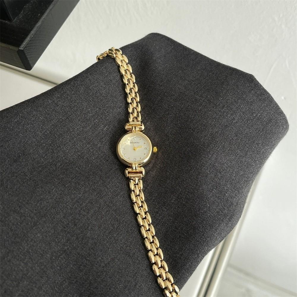 Luxury Bracelet Watches Round Shape Wristwatches Simple Elegant Bangle Bracelet  Fashion Accessory