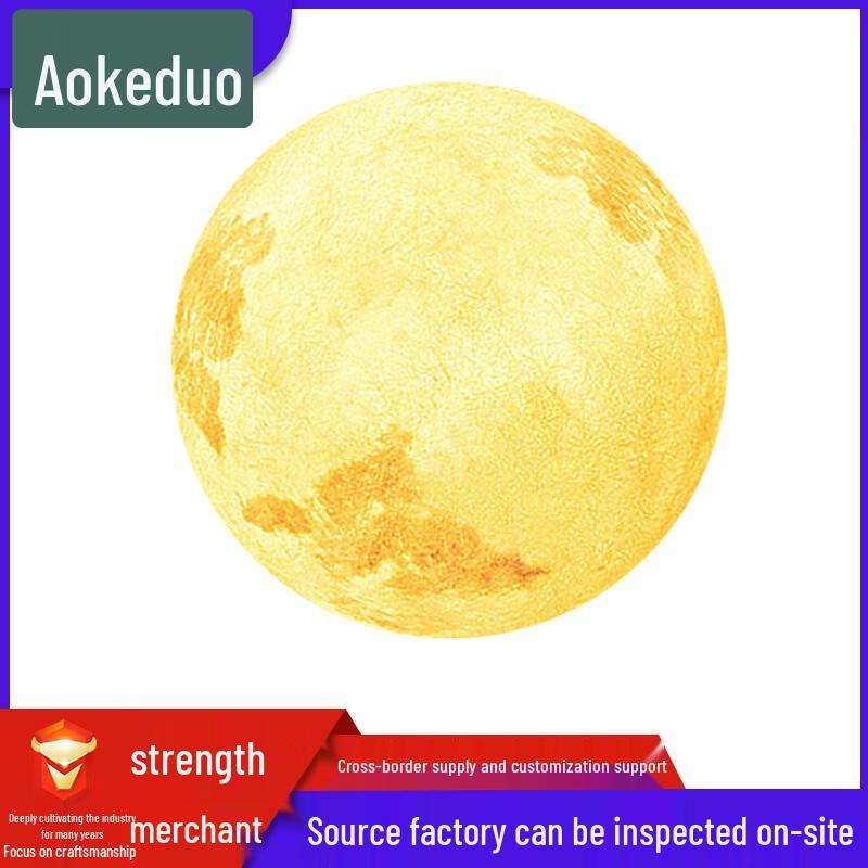 Aokedu Outdoor Waterproof Solar LED Moon Garden Lamp