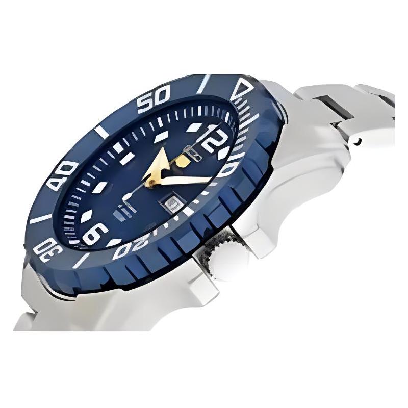SEIKO 100 meters waterproof Automatic Steel Strap same style for men and women blue dial SRPB37K1
