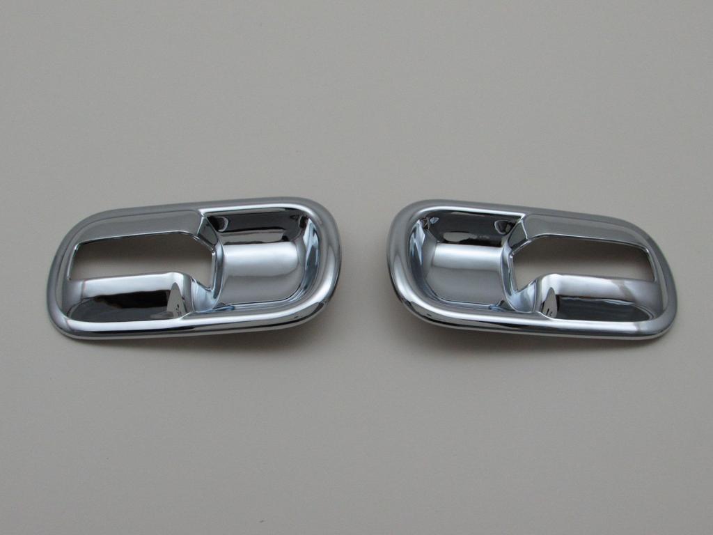 BRIGHTZ Chrome Inner Front Door Handle Set for Toyota Serena C25 Part Number 26963 Covers, Plated, 2-Piece [INS-DHC-035], C25, CC25, NC25, CNC25, CC,