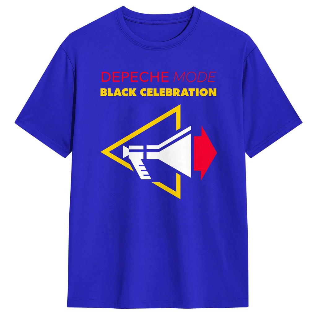 Depeche Mode Black Celebration T Shirt Spiaggia Unisex 100% Cotone Girocollo Taglia Larga 5xl Abbigliamento Manica Corta Streetwear Top