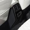For Mitsubishi outlander   2024 ABS back Rear Seat Air Condition Vent Anti kick board Cover Trim Decoration Accessories