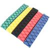 Non-Slip Cross-Pattern Heat Shrink Tube for Fishing Rods & Badminton Grips - Available in Red, Blue, Green, Black.